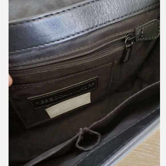 🖤 REBECCA MINKOFF JACQUARD LOVE LEATHER BAG! - Picture 10 of 16